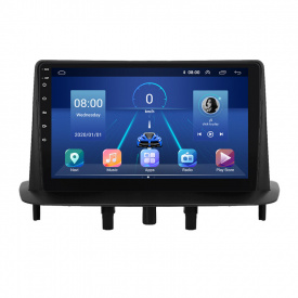 Штатная магнитола Lesko 9" Renault Megane III Рестайлинг 2012-2014 6/128Gb 4G Wi-Fi GPS Top (9829-46375)