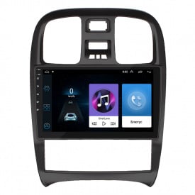 Штатная магнитола Lesko Hyundai Sonata 2001-2013 гг 9" 1+16Gb Wi-Fi Optima GPS Android (8680-32900)