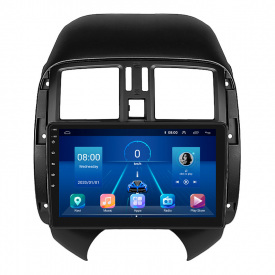 Штатная магнитола Lesko 9" Nissan Latio I(N17 2012-2014 4/32Gb/ 4G/ Wi-Fi/ CarPlay (9521-38205)