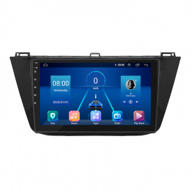 Штатная магнитола Lesko 10" Volkswagen Tiguan II 2016-2020 6/128Gb 4G Wi-Fi GPS Top (9653-43918)