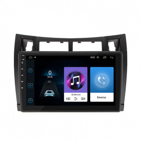 Штатная магнитола Lesko 9" Toyota Yaris II Рестайлинг 2009-2012 1/16Gb Wi-Fi GPS Base (9940-46689)