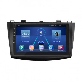 Штатная магнитола Lesko для Mazda 3 II (BL) Рестайлинг 2011-2013 экран 9" 2/32Gb/ 4G/ Wi-Fi GPS Premium