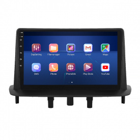 Штатная магнитола Lesko 9" Renault Megane III 2008-2014 6/128Gb 4G Wi-Fi GPS Top (9828-46373)