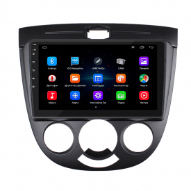 Штатная магнитола экран 9" Lesko для Chevrolet Nubira 2003-2010 1/16Gb/ Wi-Fi Optima Шевролет