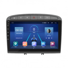 Штатная магнитола Lesko 9" Peugeot 408 I Рестайлинг 2017-н.в. 6/128Gb 4G Wi-Fi GPS Top (9478-43772)