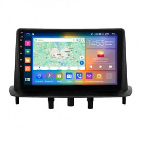 Штатная магнитола Lesko 9" Renault Megane III Рестайлинг 2 2014-2016 2/32Gb CarPlay 4G Wi-Fi GPS Prime (9830-48065)