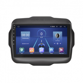 Штатная магнитола Lesko Jeep Renegade I 2014-2019 9" 2/32Gb 4G Wi-Fi GPS Top (10254-53038)