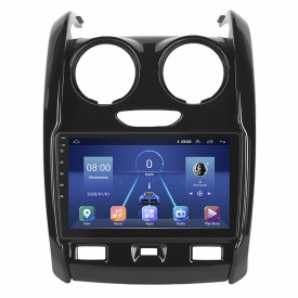 Штатная магнитола Lesko Dacia Duster II 2017-2021 9" 4/64Gb 4G Wi-Fi GPS Top (10236-51594)