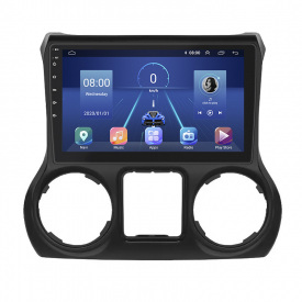 Штатная магнитола Lesko Jeep Wrangler III JK 2007-2018 10" 2/32Gb 4G Wi-Fi GPS Top (10258-53049)