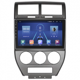 Штатная магнитола Lesko Jeep Compass I 2006-2010 10" 2/32Gb 4G Wi-Fi GPS Top (10253-52031)