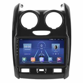 Штатная магнитола Lesko Dacia Duster II 2017-2021 9" 4/32Gb 4G Wi-Fi GPS Top (10236-51593)