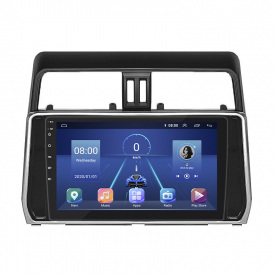 Штатная магнитола Lesko 10" Toyota Land Cruiser Prado 150 Series Рестайлинг 2 2017-2020 2/32Gb 4G GPS Top (9686-49860)