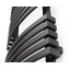 Рушникосушка комбінована Terma Kioto 870x480 Black mat (9005 mat) тен MOA + вентиль Integra Black mat Покровськ