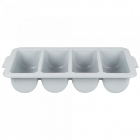 Лоток для столовых приборов One Chef 52х29х10 см Серый