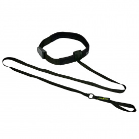 Поясной тренажер для плавания MadWave BELT TRAINER M077105 210 см Черный