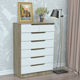 Комод Тиса Мебель 322 Дуб сонома Белый