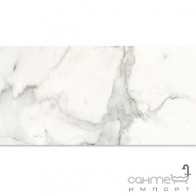 Керамогранит под мрамор Opoczno Calacatta Monet White Satin Rect 119,8x59,8