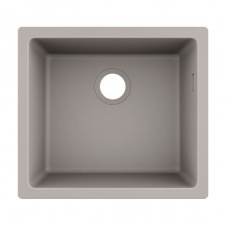 Кухонная мойка Hansgrohe S510-U450 под столешницу 500х450 мм, Concretegrey (43431380)