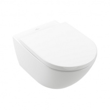 Унитаз с крышкой Villeroy&amp;Boch Subway 3.0 White Alpin, (4670TS01)