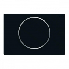 Клавиша смыва Geberit Sigma 10, черный/матовый хром (115.758.14.5)