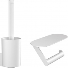 Комплект аксессуаров Hansgrohe WallStoris 2в1, Matt White (27969700)