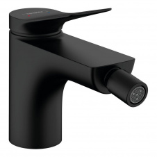 Смеситель для биде Hansgrohe Vivenis 250 с донным клапаном pop-up, черный матовый (75200670)