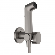 Комплект гигиенического душа Hansgrohe S EcoSmart+ на смешанную воду, Brushed Black Chrome (29232340)