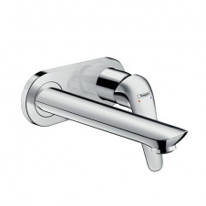 Смеситель для умывальника Hansgrohe Novus со стены скрытого монтажа в комплекте с Ibox, хром (71127180)