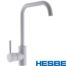 Смеситель для кухни ухо HESBE Hans chr-011 G White