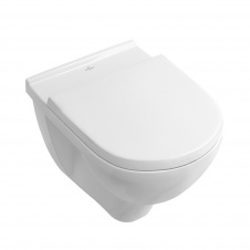 Унитаз подвесной Villeroy &amp; Boch O.Novo Directflush без ободка с крышкой Soft Closing (5660HR01)