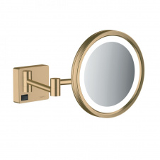 Зеркало Hansgrohe ADDSTORIS с подсветкой LED, бронзовый матовый (41790140)