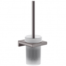 Держатель ершика для унитаза Hansgrohe AddStoris настенный, Brushed Black Chrome (41752340)