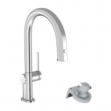 Фото - Смеситель для кухни Hansgrohe Aqittura M91 FilterSystem 210 1jet pull-out, Chrome (76803000) Смеситель для кухни Hansgrohe Aqittura M91 FilterSystem 210 1jet pull-out, Chrome (76803000)