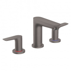 Смеситель для умывальника Hansgrohe Talis E на 3 отверстия, черный хром (71733340) Запорожье