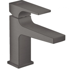 Смеситель для умывальника Hansgrohe Metropol 100 с донным клапаном push-open, Brushed Black Chrome (32500340) Київ
