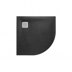 Душевой поддон ROCA Terran, 90х90, черный (AP10538438401400) Шостка