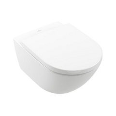 Унитаз с крышкой Villeroy&amp;Boch Subway 3.0 White Alpin, (4670TS01) Славута