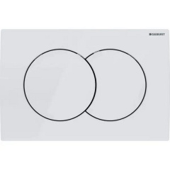 Клавиша смыва Geberit Delta01, двойной смыв, альпийский белый (115.107.11.1) Луцк