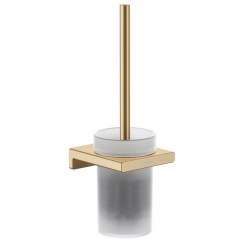 Щетка для унитаза Hansgrohe AddStoris подвесная, Brushed Bronze/стекло (41752140) Полтава