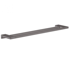 Полотенцедержатель Hansgrohe AddStoris двойной 62,6/64,8x12,4 см, Brushed Black (41743340) Ірпінь