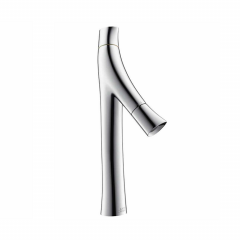 Смеситель для умывальника Axor Starck Organic 170 с незамкнутой сливной гарнитурой, хром (12012000) Энергодар