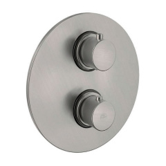 Смеситель для душа с термостатом Paffoni, сталь (LIQ019ST) Київ