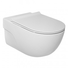 Унитаз подвесной Roca Meridian-N Rimless с крышкой (A34H240000) Лозова