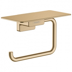 Держатель туалетной бумаги Hansgrohe AddStoris с полочкой, Brushed Bronze (41772140) Херсон