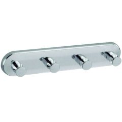 Вешалка с 4 крючками Nofer, хром (16507.B) Житомир