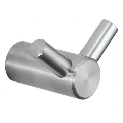 Крючок двойной NOFER ROMA из нержавеющей стали, Satin (16821.S) Чернігів