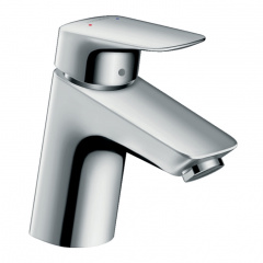 Смеситель для умывальника Hansgrohe Logis 70 LowFlow с донным клапаном, хром (71078000) Львів