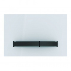 Клавиша смыва Geberit Sigma50, белый/черный хром (115.671.11.2) Полтава