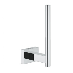 Держатель туалетной бумаги Grohe Essentials CUBE без крышки запасной, хром (40623001) Вінниця