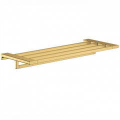 Полочка с полотенцедержателем Hansgrohe AddStoris 63х64,8x24,8 см, Polished Gold Optic (41751990) Херсон